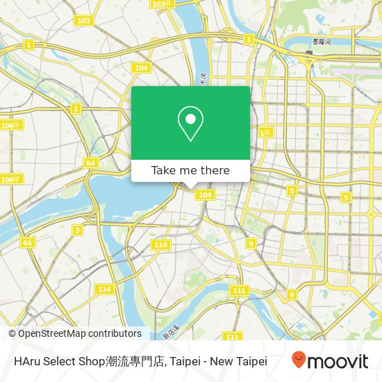 HAru Select Shop潮流專門店 map