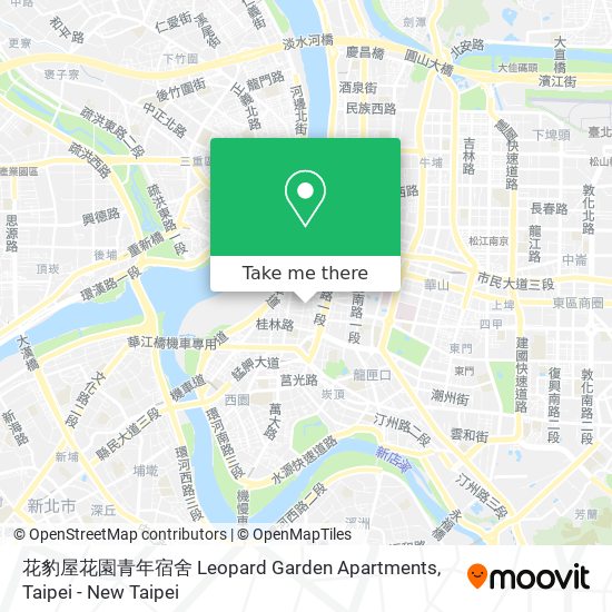 花豹屋花園青年宿舍 Leopard Garden Apartments map