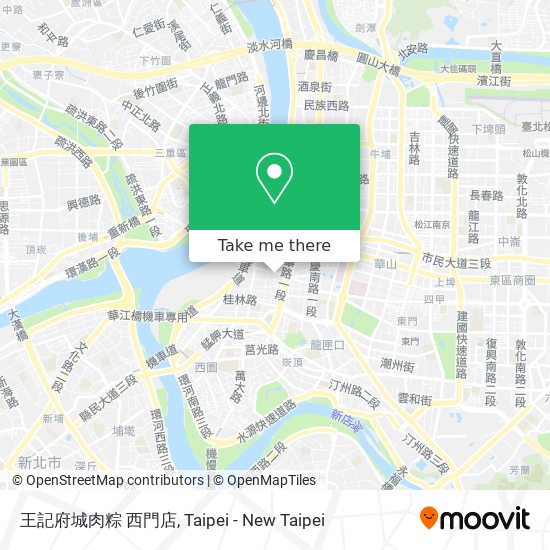 王記府城肉粽 西門店 map