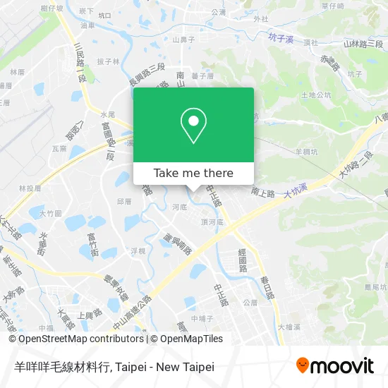 羊咩咩毛線材料行 map