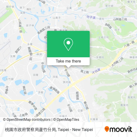 桃園市政府警察局蘆竹分局地圖