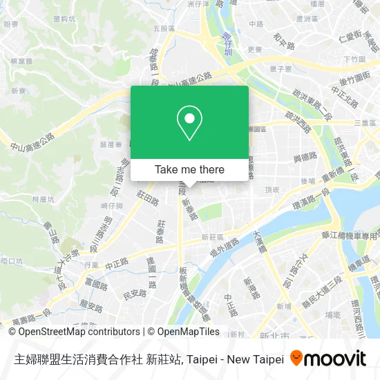主婦聯盟生活消費合作社 新莊站地圖