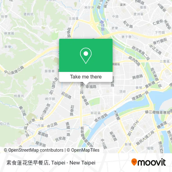 素食蓮花堡早餐店地圖