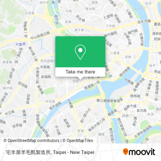 宅羊屋羊毛氈製造所地圖