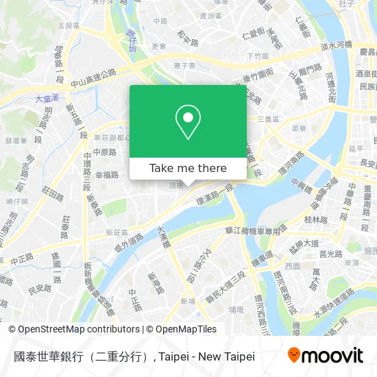 國泰世華銀行（二重分行） map