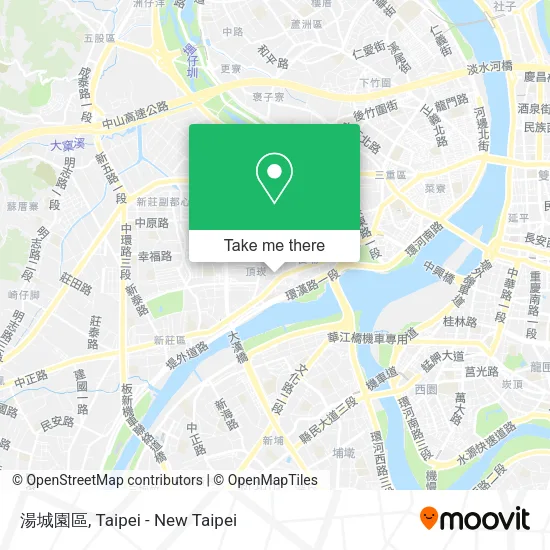 湯城園區 map
