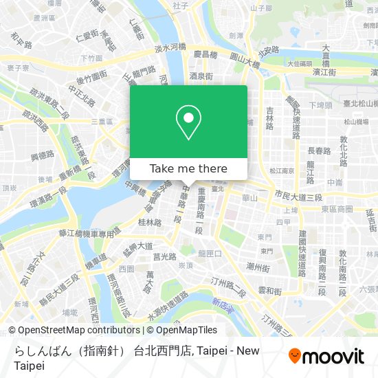 らしんばん（指南針） 台北西門店 map