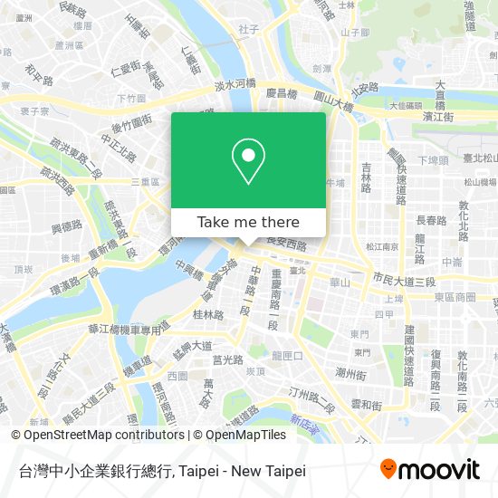 台灣中小企業銀行總行 map
