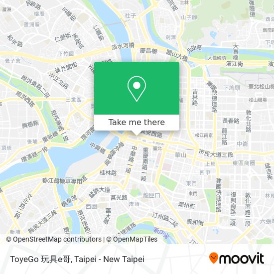 ToyeGo 玩具e哥 map