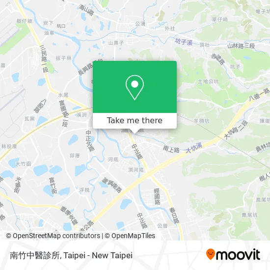 南竹中醫診所地圖