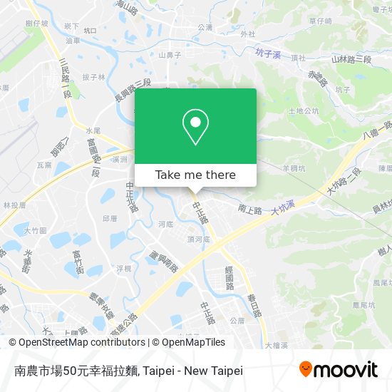 南農市場50元幸福拉麵 map