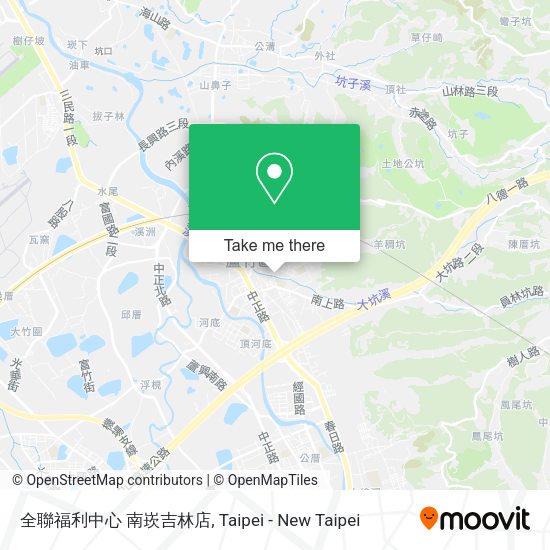 全聯福利中心 南崁吉林店地圖