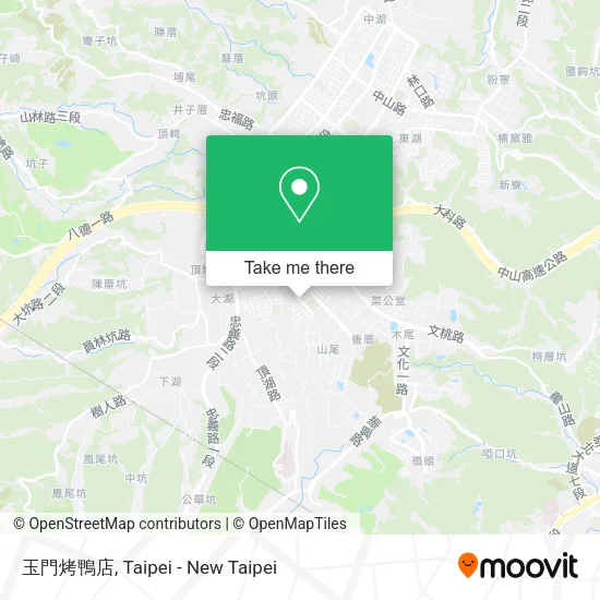 玉門烤鴨店地圖