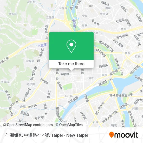 佳湘麵包 中港路414號地圖