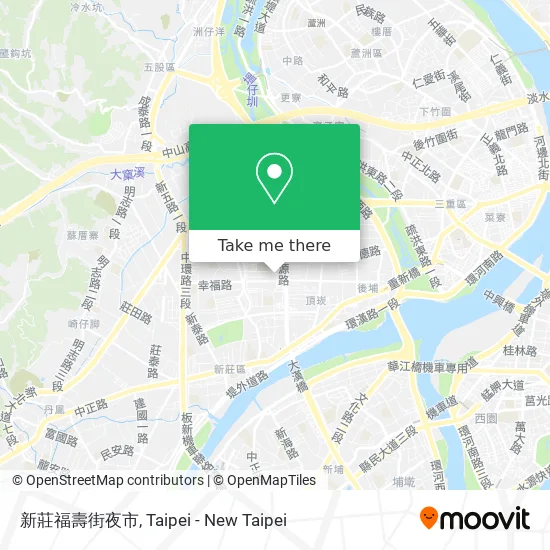 新莊福壽街夜市 map