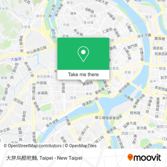 大胖烏醋乾麵 map