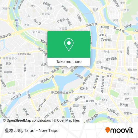 藍格印刷地圖