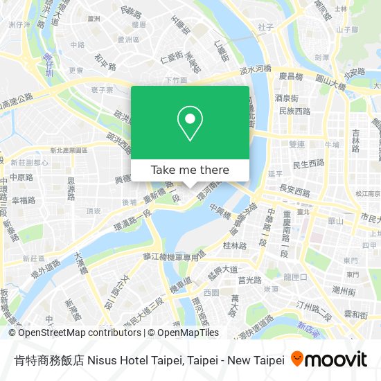 肯特商務飯店 Nisus Hotel Taipei map
