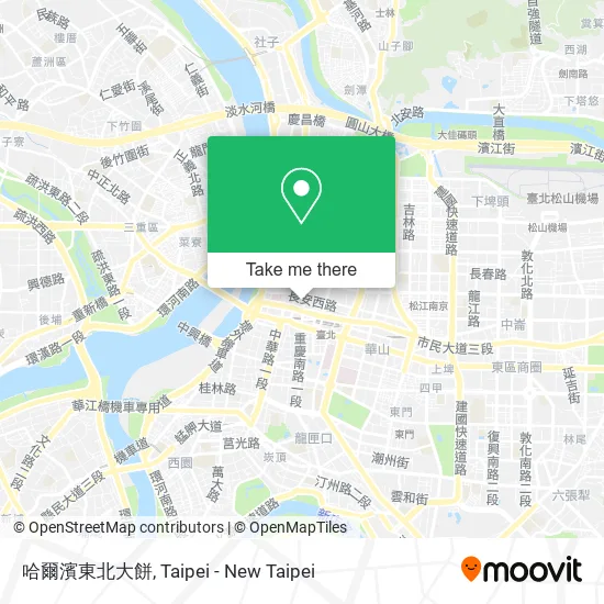 哈爾濱東北大餅 map