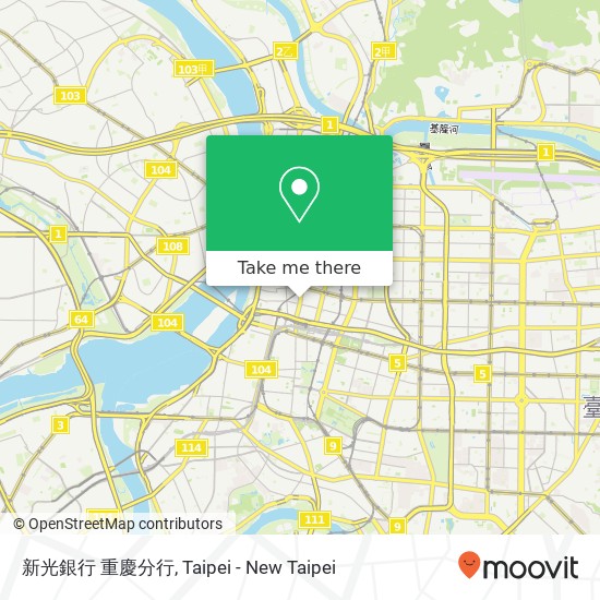 新光銀行 重慶分行 map