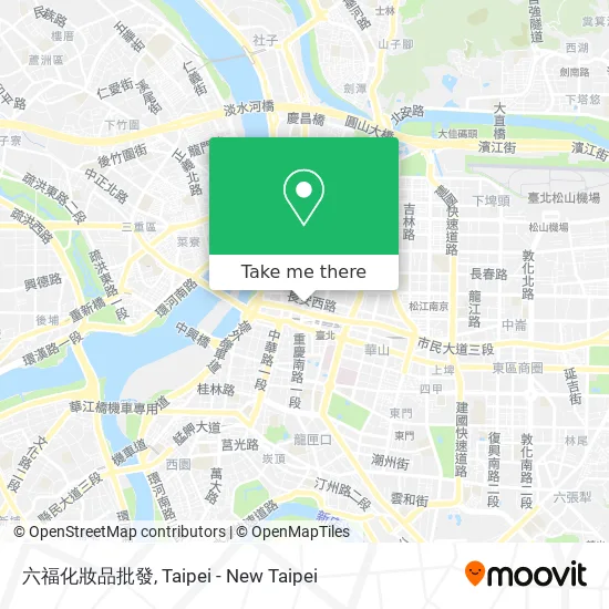 六福化妝品批發 map