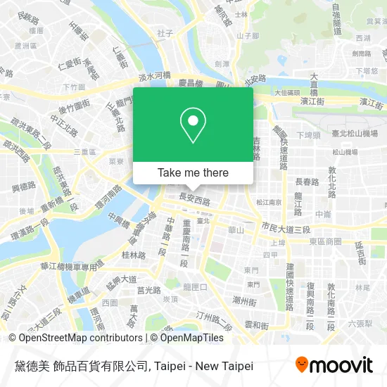 黛德美 飾品百貨有限公司地圖
