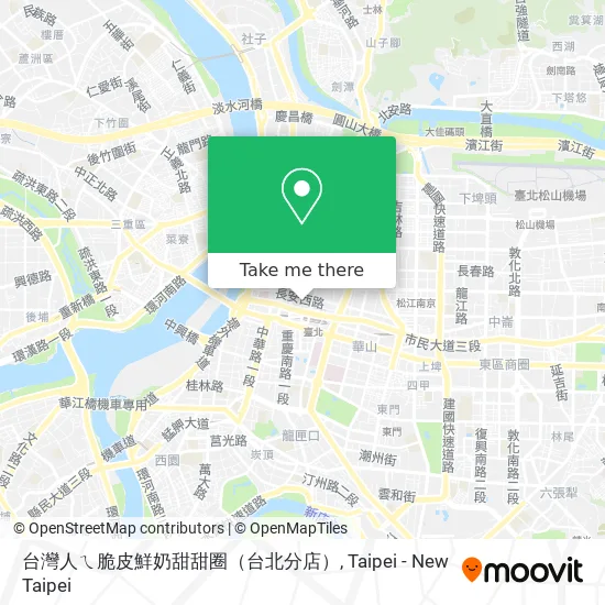 台灣人ㄟ脆皮鮮奶甜甜圈（台北分店） map