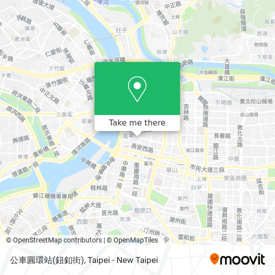 公車圓環站(鈕釦街) map