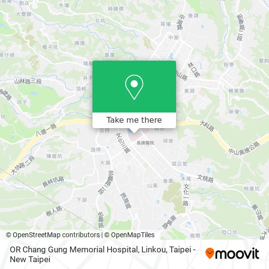 OR Chang Gung Memorial Hospital, Linkou地圖