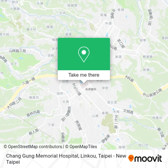 Chang Gung Memorial Hospital, Linkou map