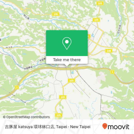 吉豚屋 katsuya 環球林口店 map
