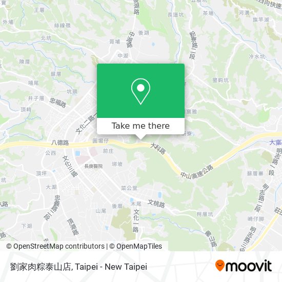 劉家肉粽泰山店 map
