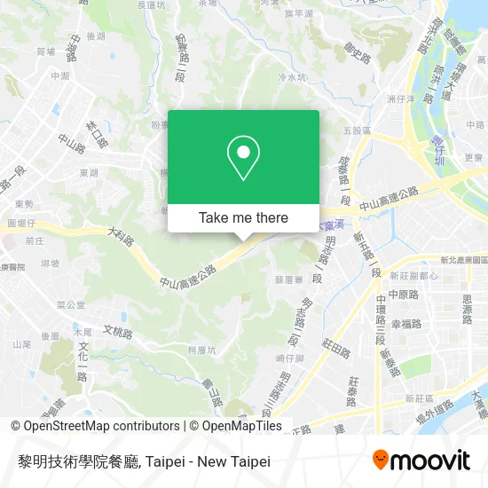 黎明技術學院餐廳地圖