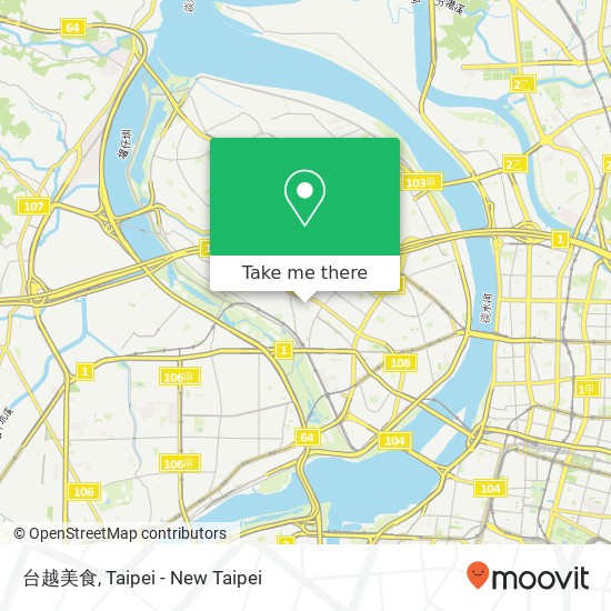 台越美食 map