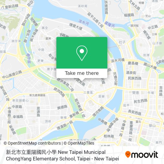 新北市立重陽國民小學 New Taipei Municipal ChongYang Elementary School map