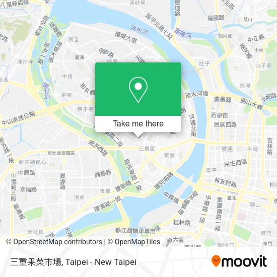三重果菜市場地圖
