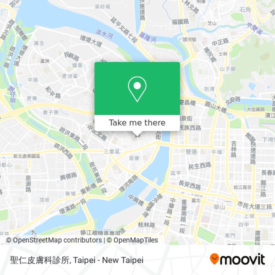 How To Get To 聖仁皮膚科診所in 三重區by Bus Or Metro