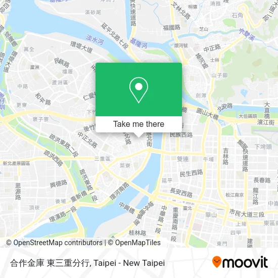 合作金庫 東三重分行地圖