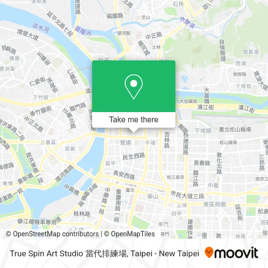 True Spin Art Studio 當代排練場 map