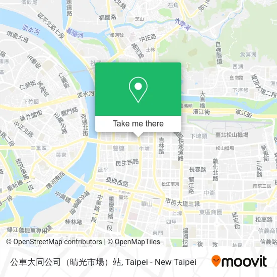 公車大同公司（晴光市場）站 map