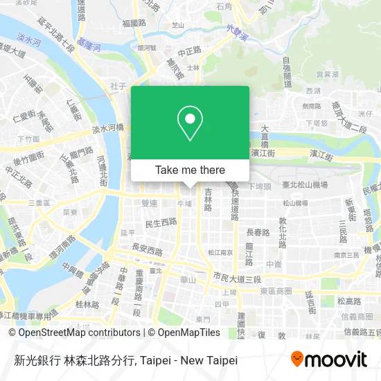 新光銀行 林森北路分行地圖