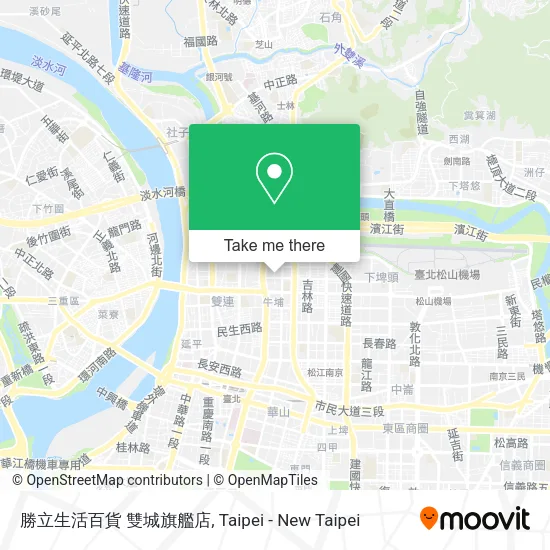 勝立生活百貨 雙城旗艦店地圖