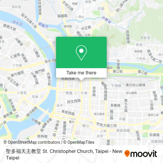 聖多福天主教堂 St. Christopher Church地圖