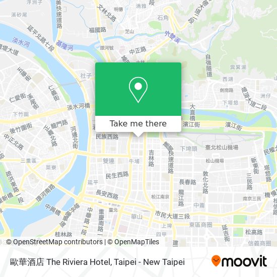 歐華酒店 The Riviera Hotel map