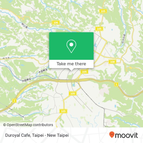 Duroyal Cafe map
