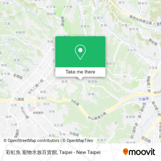 彩虹魚 寵物水族百貨館 map
