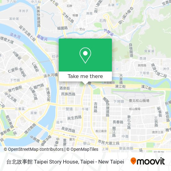 台北故事館 Taipei Story House map