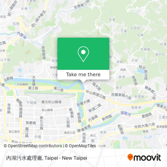 內湖污水處理廠 map