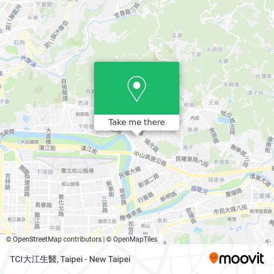 TCI大江生醫 map