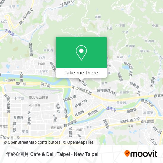 年終8個月 Cafe & Deli map